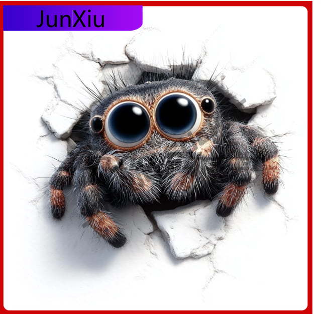 Laptop Unique Accessories - Spider 3D Wall Cracker Unique Car