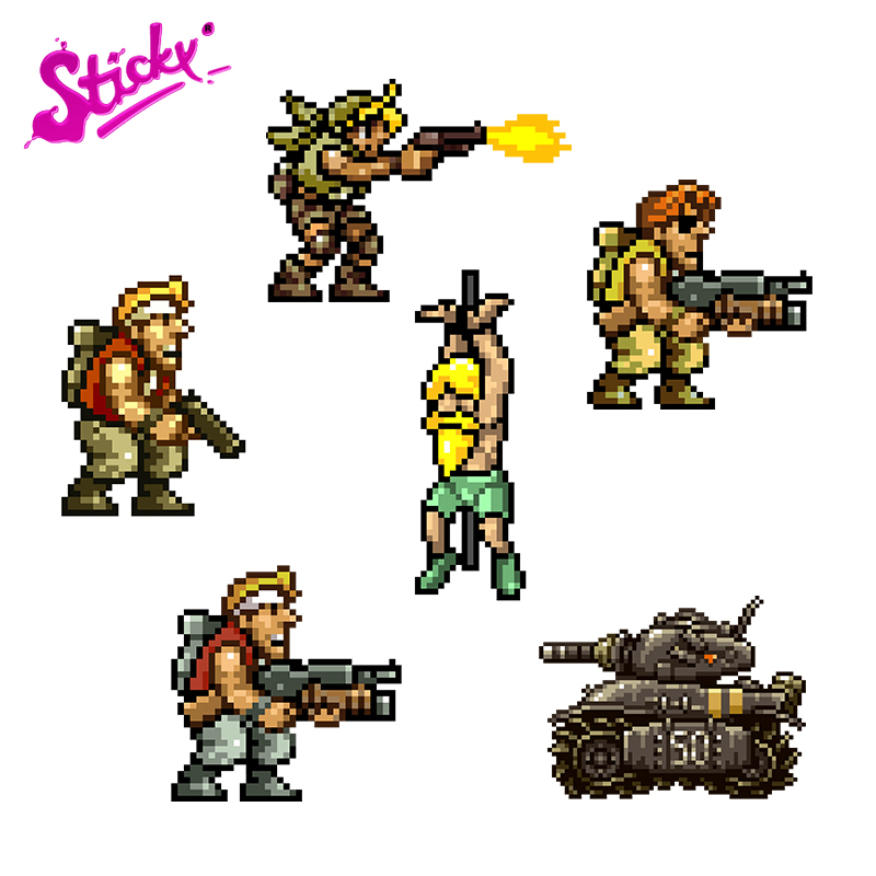 Xbox Laptop Accessories - STICKY Metal Slug Arcade Games Style