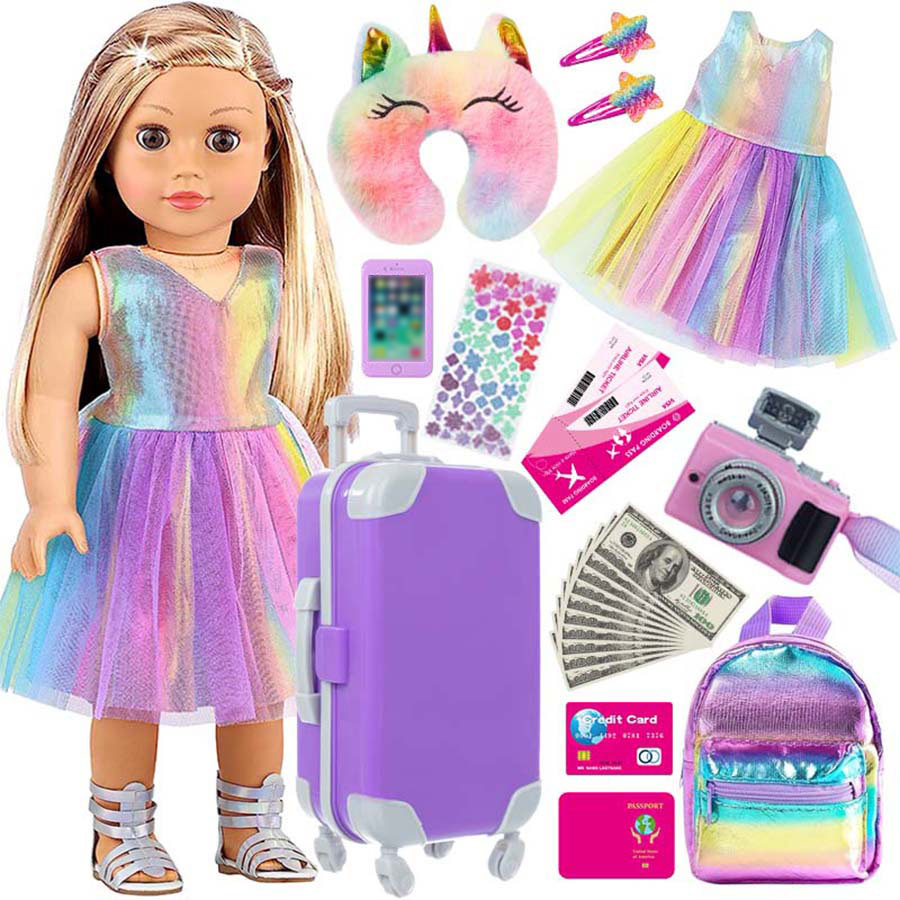 Laptop Accessories For Girls - 18inch Doll Clothes and Accessories Doll