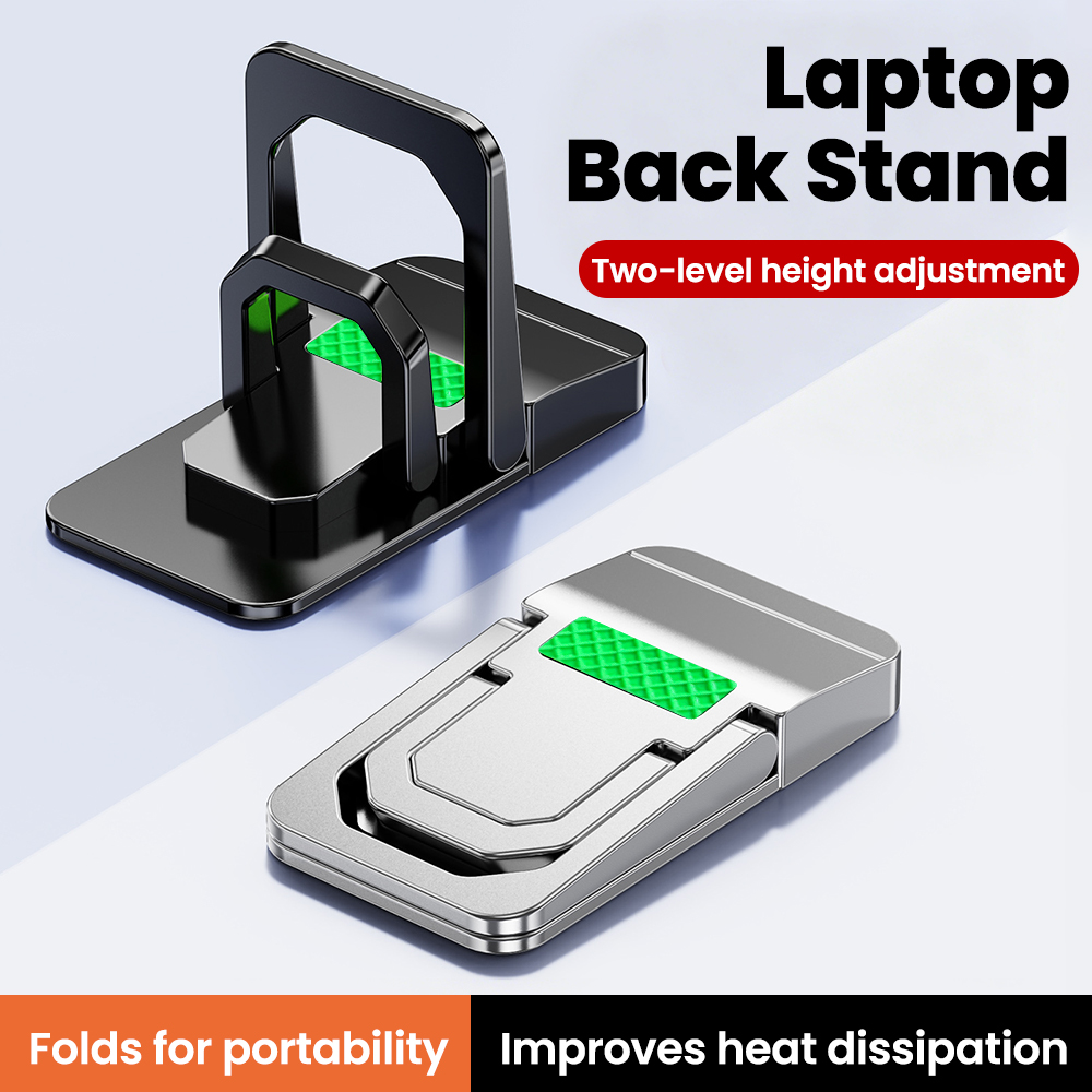 Laptop Ergonomic Accessories - 2PCS Foldable Invisible Computer Stand Notebook