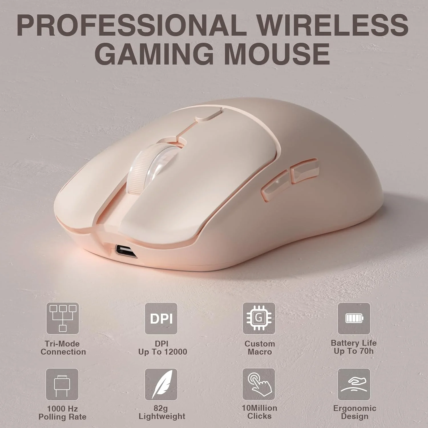 Laptop Ergonomic Accessories - AULA SC580X Tri-mode Wireless Gaming Mouse