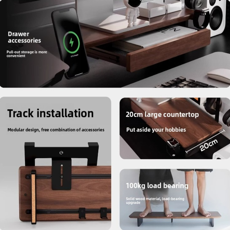 Laptop Ergonomic Accessories - Z3 Pro Accessory Monitor Metal Storage