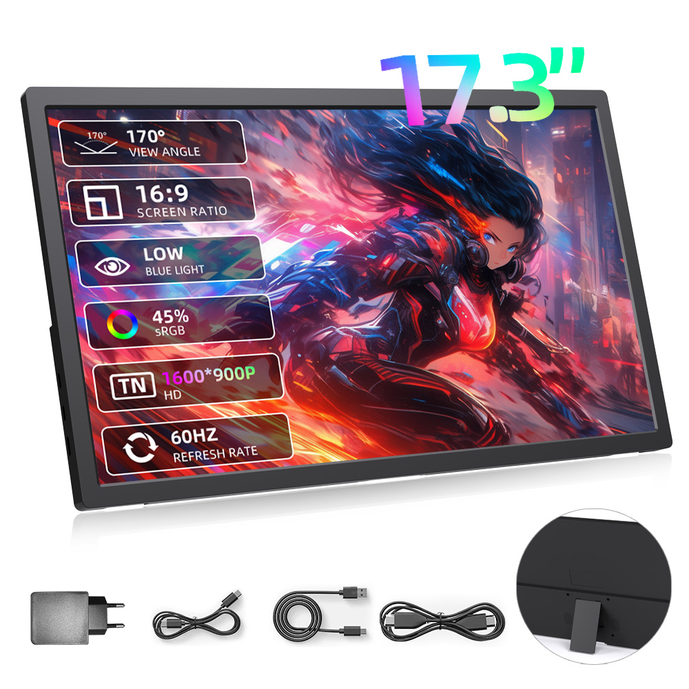 Xbox Laptop Accessories - 17.3 Inch Portable Monitor Gaming Accessory