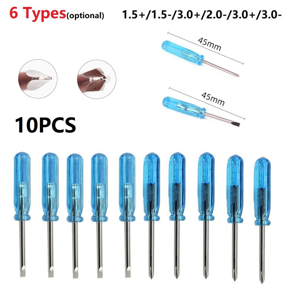 Xbox Laptop Accessories - 10pcs Mini Slotted Cross Screwdrivers For