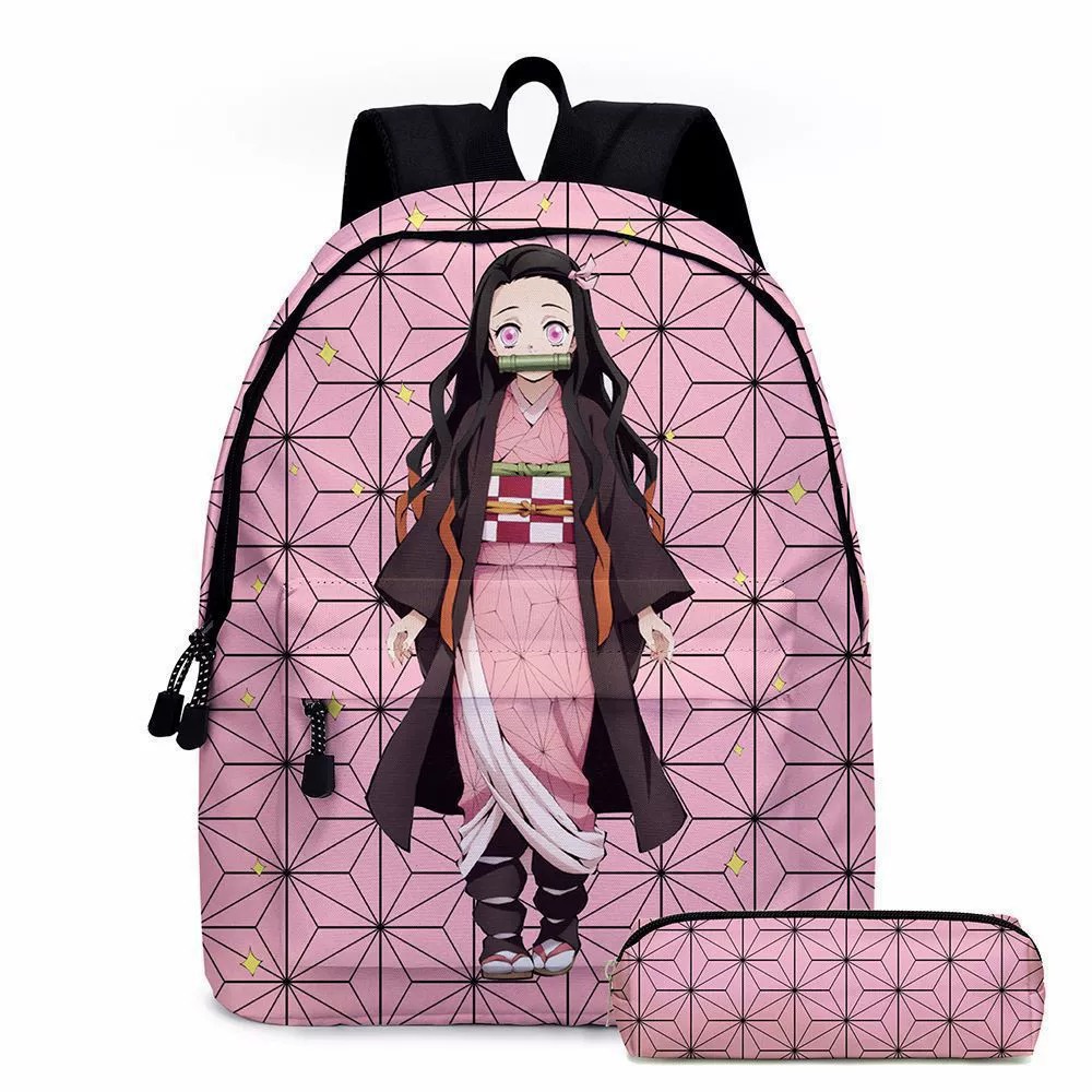 Laptop Accessories For Girls - Anime Demon Slayer Backpack Pencil Case