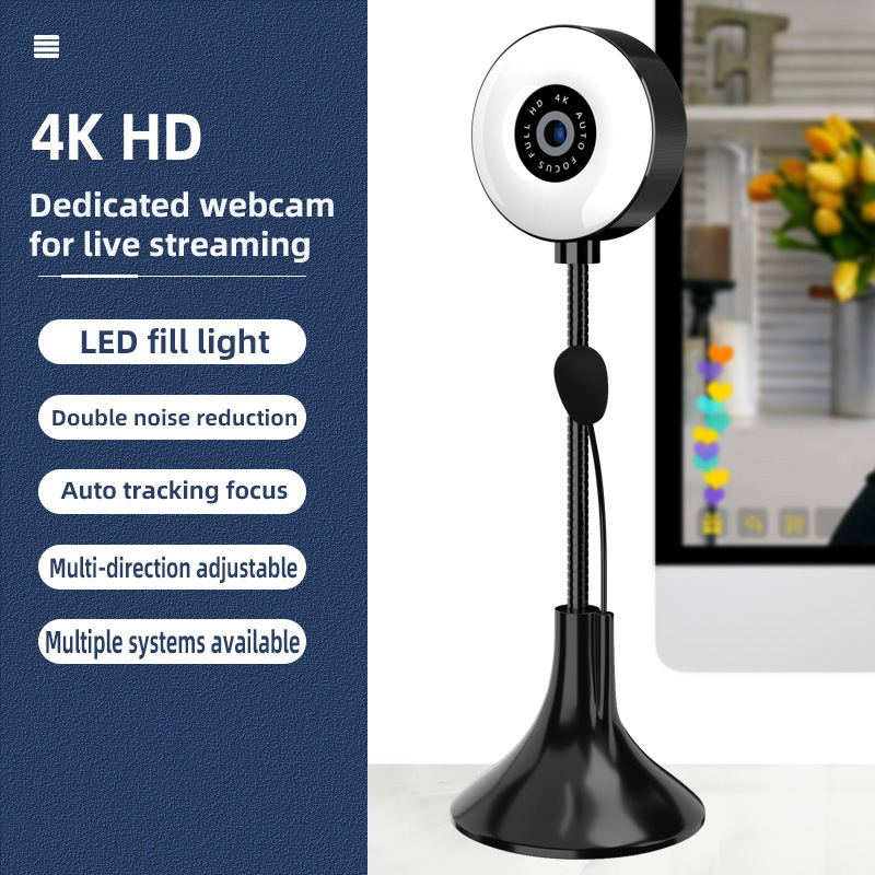 Laptop Accessories Youtube - 4k Camera PC 4MP USB lightweight
