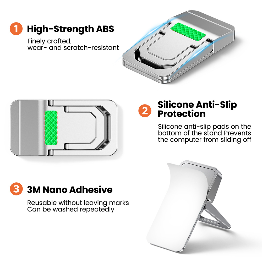 2PCS Foldable Invisible Comput - Laptop Ergonomic Accessories recension och pris