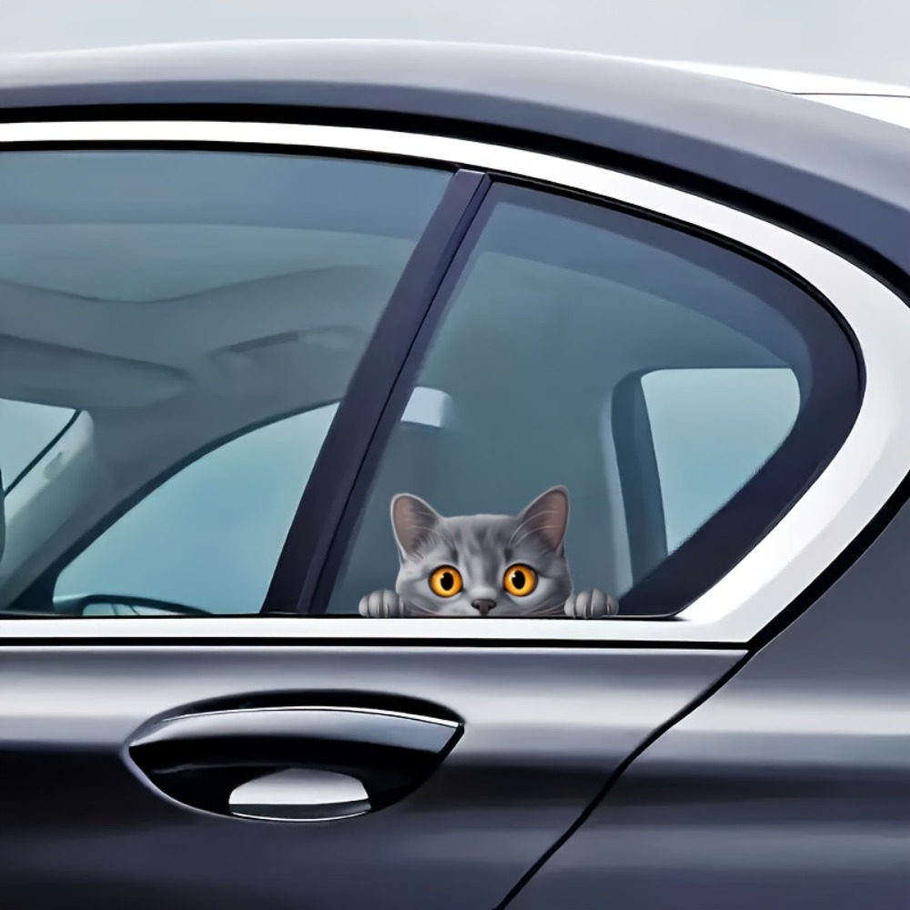 A Small Gray Cat Cute Car Lapt - Laptop Unique Accessories recension och pris