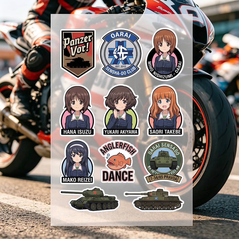 Anime Girls Und Panzer Motorcy - Laptop Accessories For Girls recension och pris