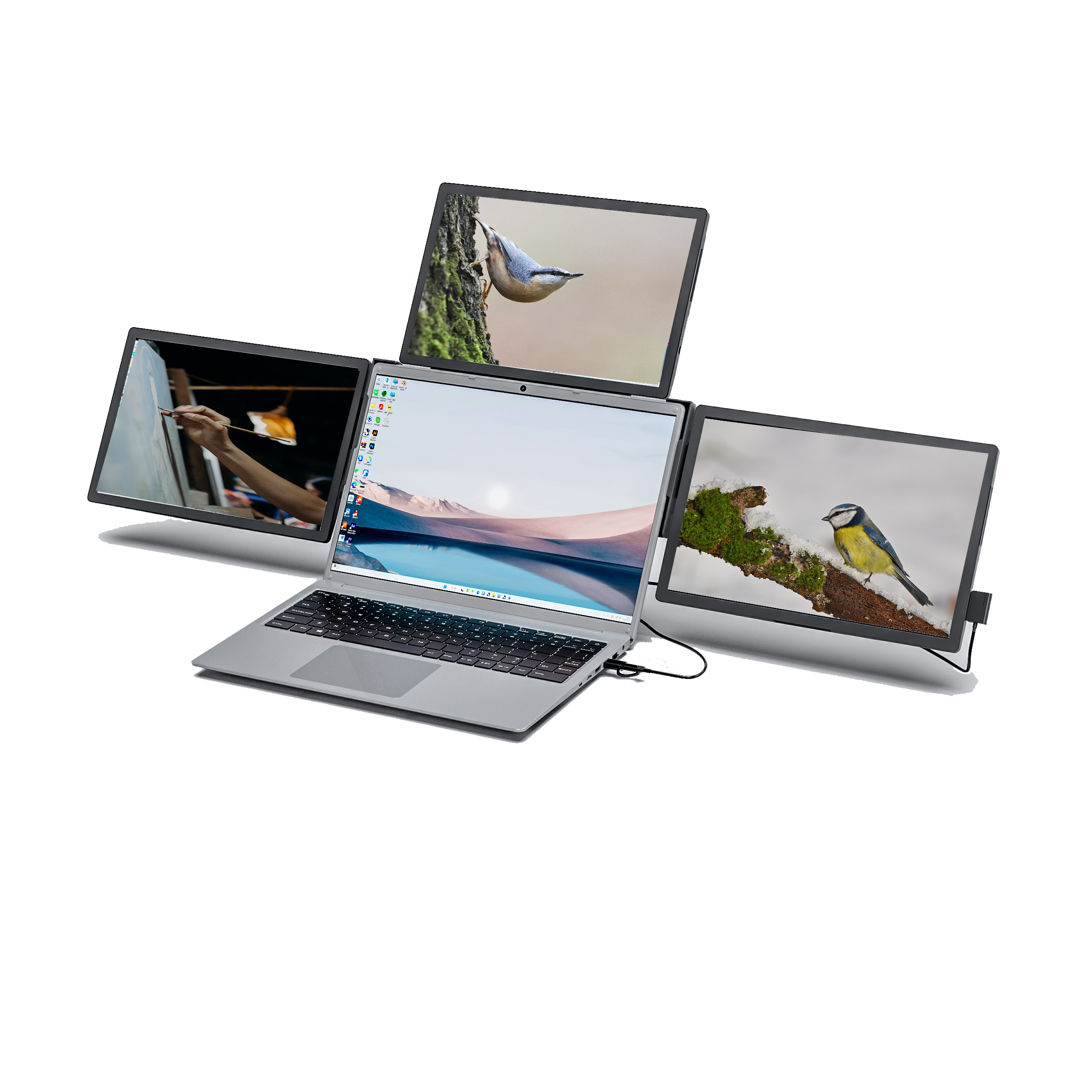 OEM ODM 13.3 Inch 1920*1200P I - Monitor Portable Usb recension och pris