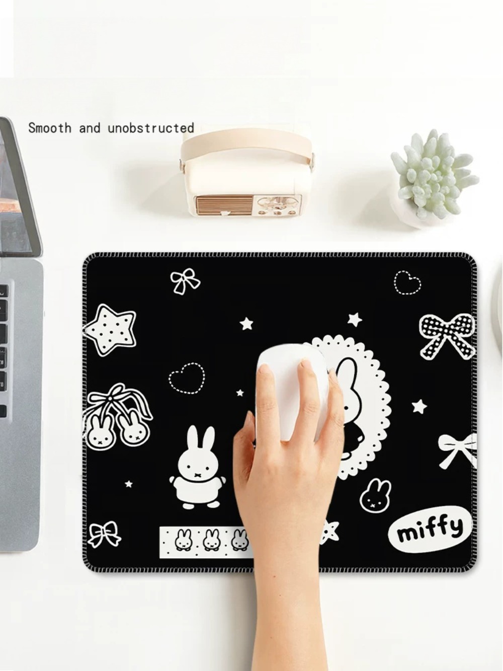 Cartoon Miffy Mouse Pad Small  - Laptop Office Accessories recension och pris