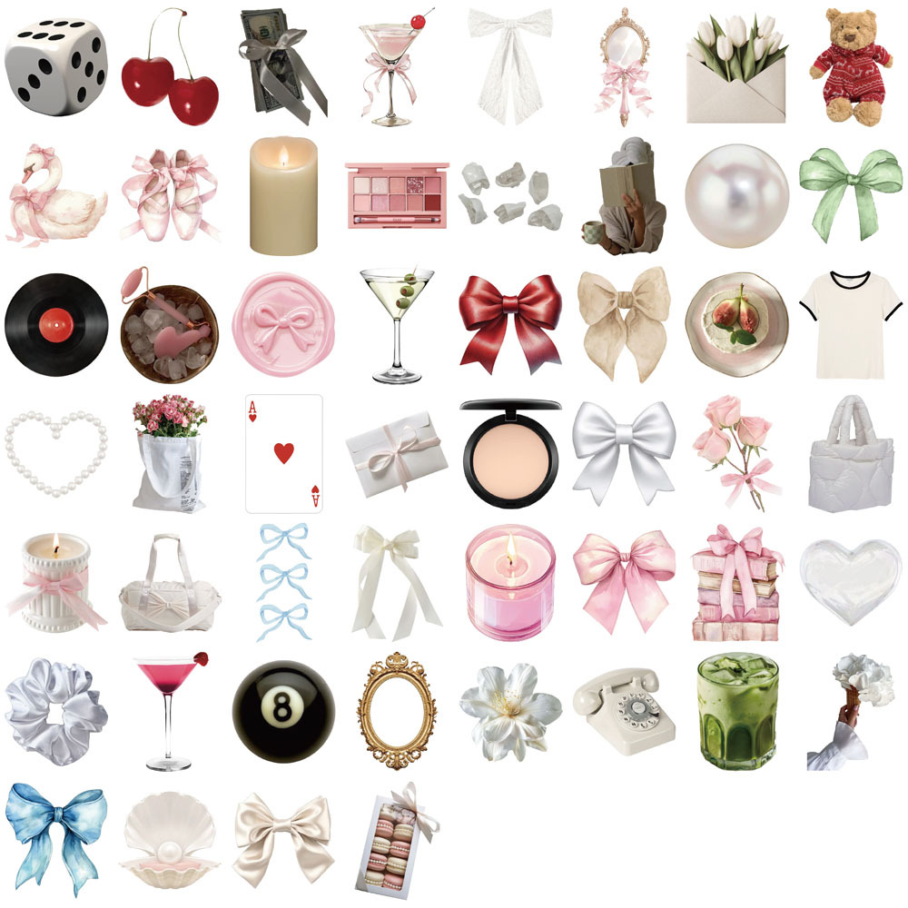 52pcs Gentle Girl INS Aestheti - Laptop Accessories Girly recension och pris