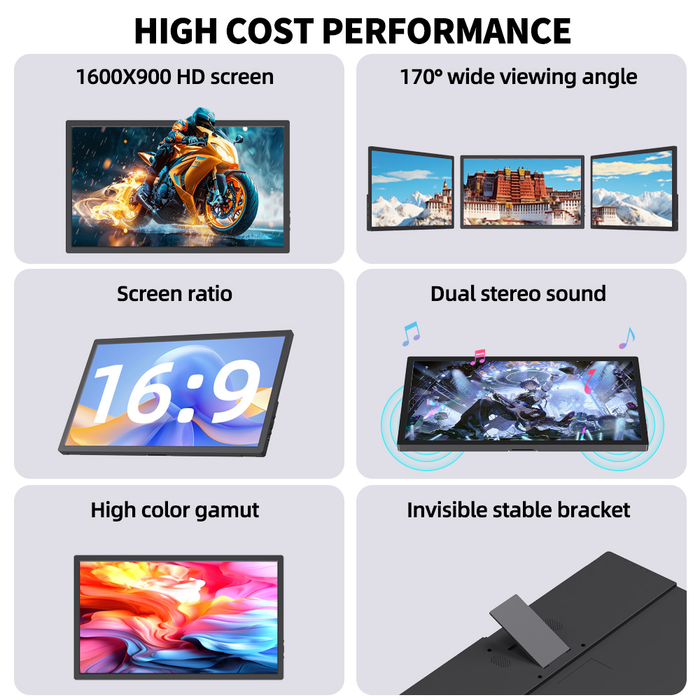 17.3 Inch Portable Monitor Gam - Xbox Laptop Accessories recension och pris
