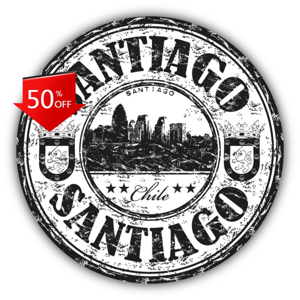 Santiago Chile Grunge Travel A - Laptop Unique Accessories recension och pris