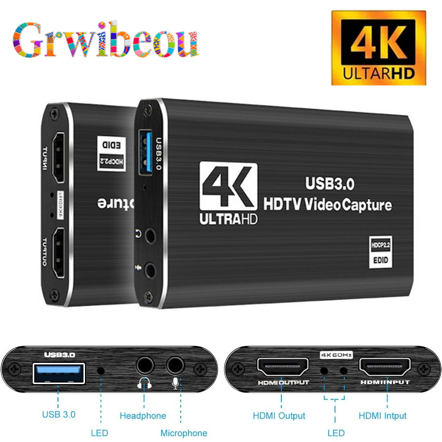 4K USB 3.0 Video Capture Card  - Monitor Portable Usb recension och pris