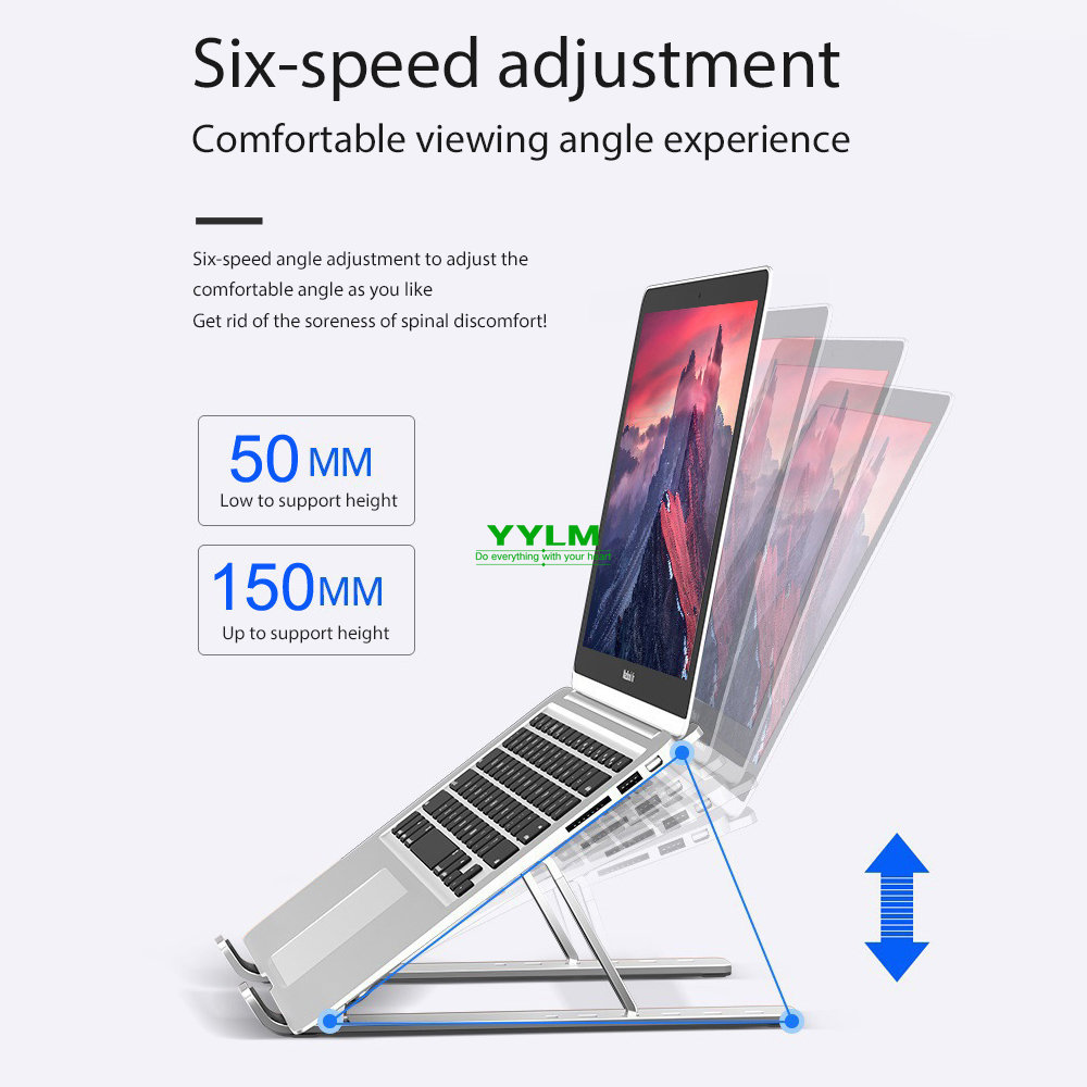 YYLM N3 Desktop Portable Alumi - Laptop Ergonomic Accessories recension och pris