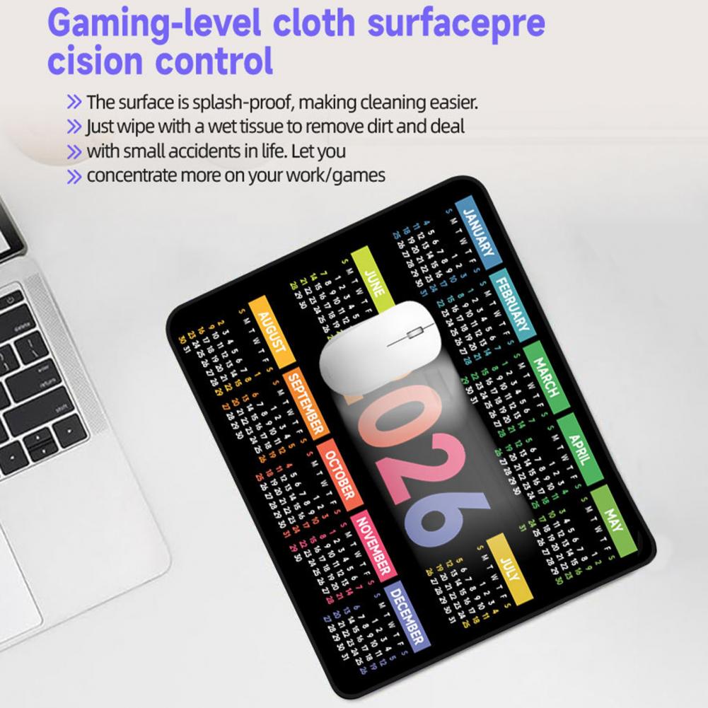 2026 Calendar Mouse Pad Waterp - Laptop Office Accessories recension och pris