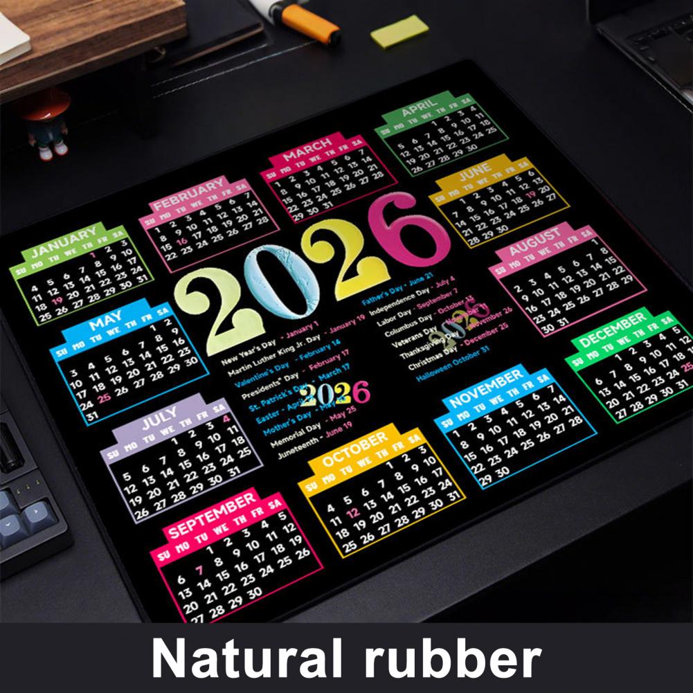 2026 Calendar Mouse Pad Waterp - Laptop Office Accessories recension och pris