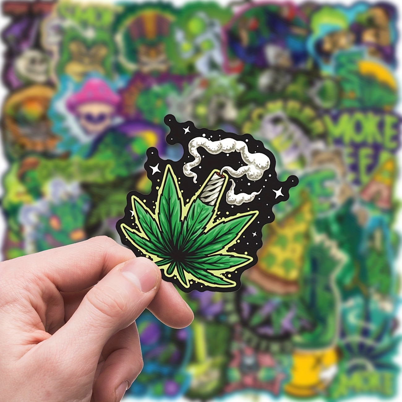 50pcs Leaves Stickers For Wate - Laptop Accessories Girly recension och pris