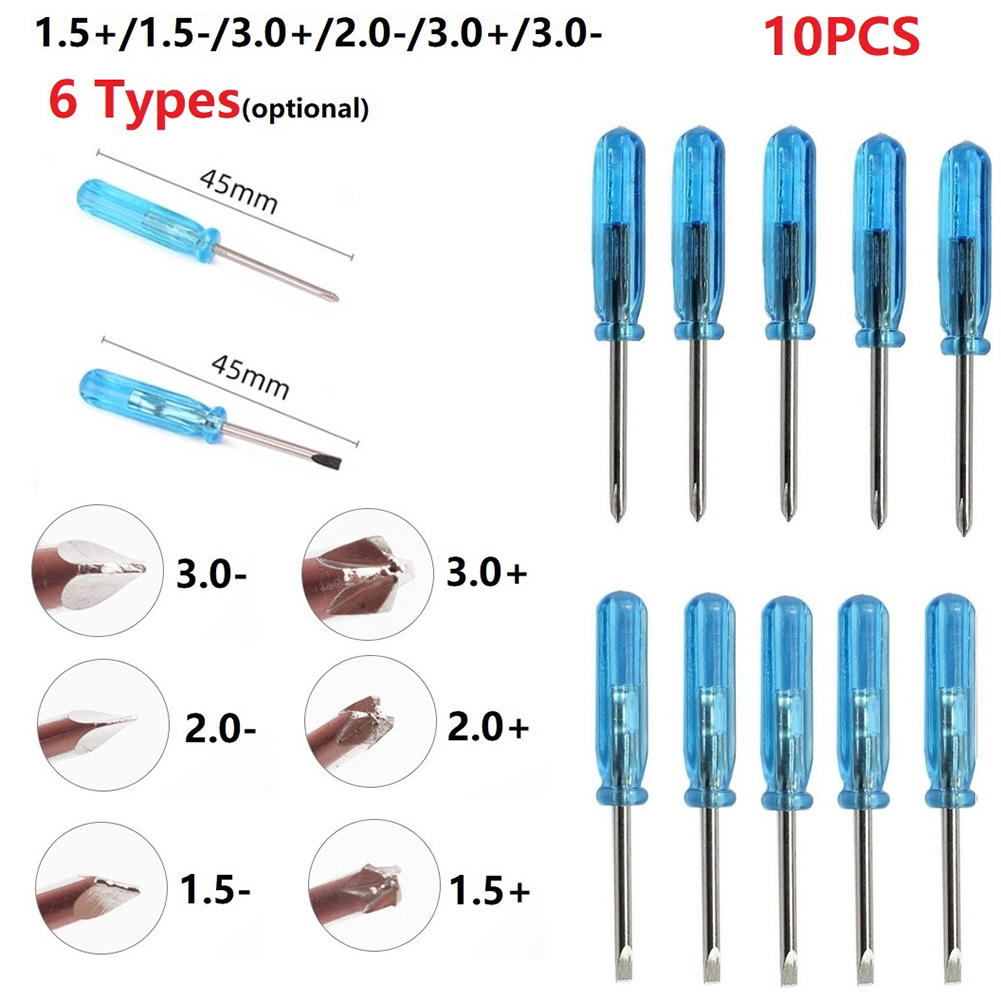 10pcs Mini Slotted Cross Screw - Xbox Laptop Accessories recension och pris