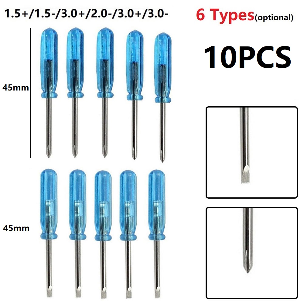 10pcs Mini Slotted Cross Screw - Xbox Laptop Accessories recension och pris