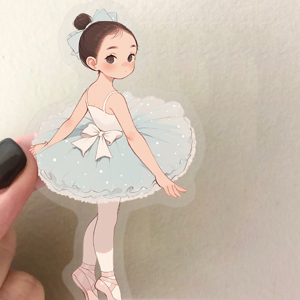 50PCS Ballet Girl Series Stick - Laptop Accessories Girly recension och pris