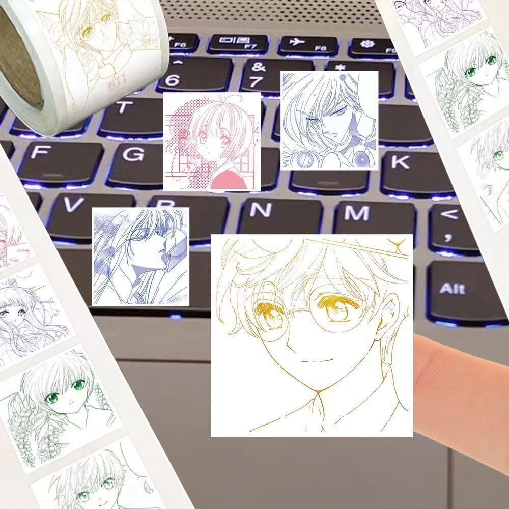 500pcs/Roll Anime Girl Cartoon - Laptop Accessories Girly recension och pris