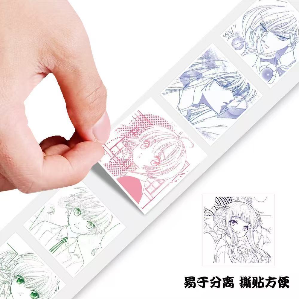 500pcs/Roll Anime Girl Cartoon - Laptop Accessories Girly recension och pris