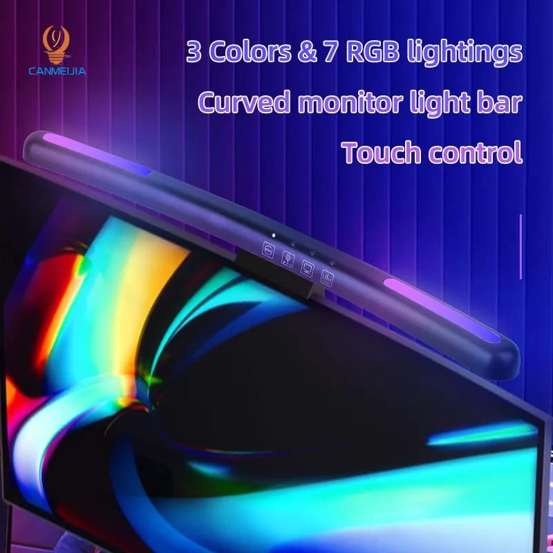 Curved LED Monitor Light Bar U - Monitor Portable Usb recension och pris